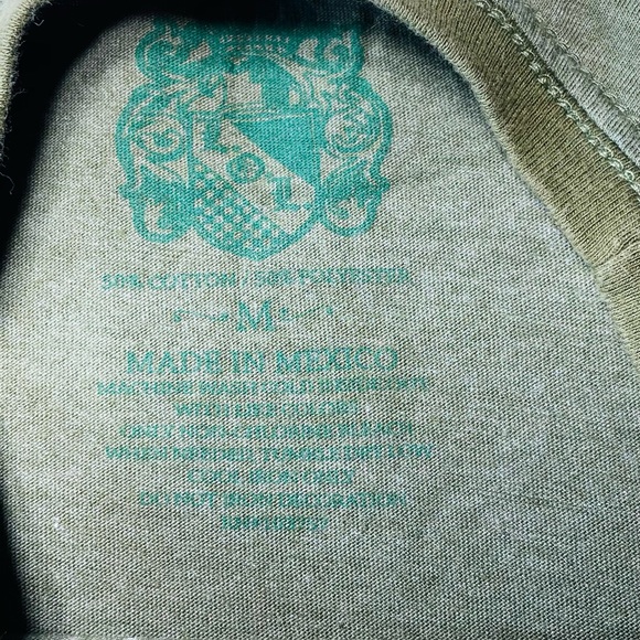 Women’s Green Grunge T shirt | Short Sleeve | Medium - Picture 5 of 8